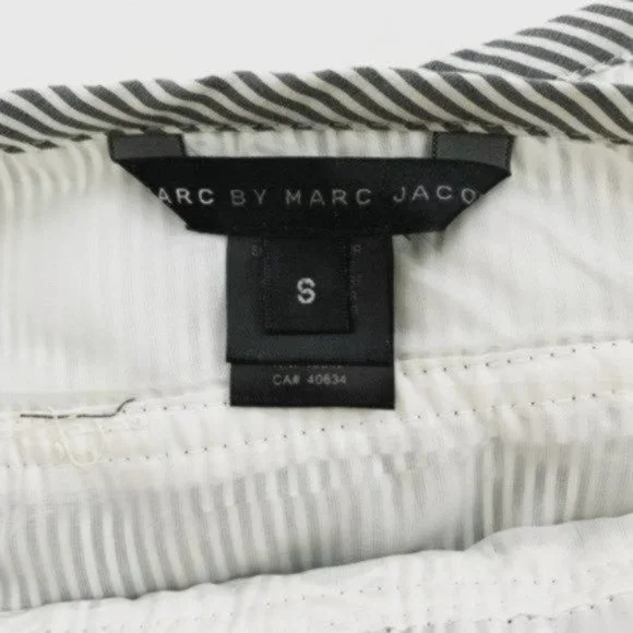 SALE Marc Jacobs Striped Tiered Scallop Trim Dress - Picture 6 of 10